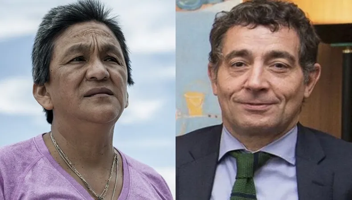Milagro Sala y Fabián Pepín Rodríguez Simón, ambos exponentes de la llamada persecución política. 