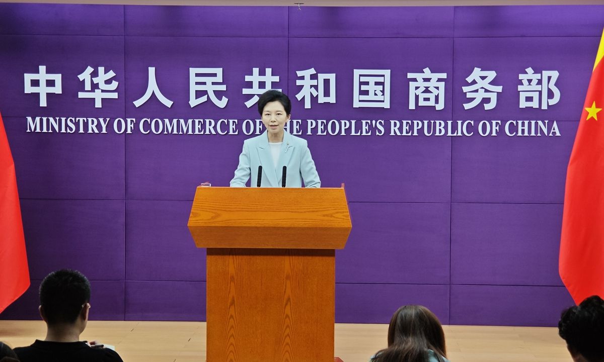 He Yongqian, vocera del Ministerio de Comercio de China.