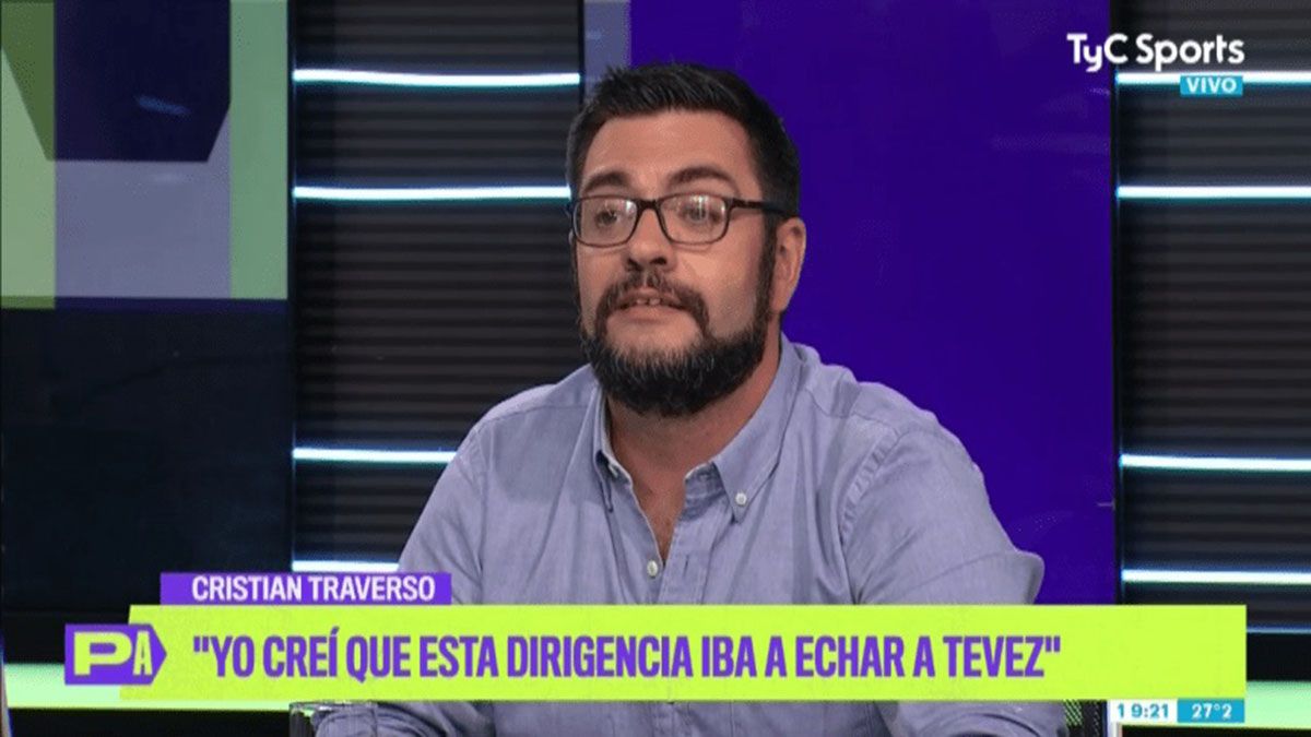 El periodista partidario de Boca, Lucas Beltramo, disparó contra Juan Román Riquelme y el Consejo de Fútbol por la crisis en el plantel “son todos culpables”. (Foto: Gentileza: TyC Sports)
