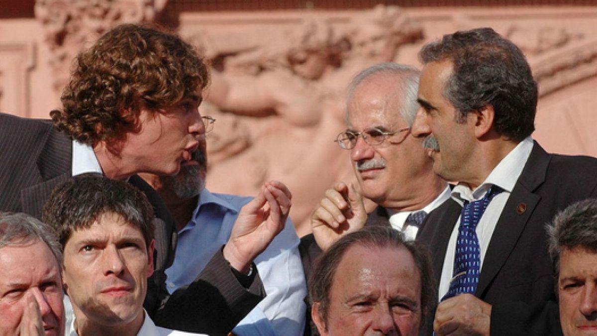 En 2008 discusiones del exministro de Econom&iacute;a Mart&iacute;n Lousteau con el antes secretario de Comercio, Guillermo Moreno