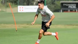 Agustín Fontana y la costumbre de entrenar solo.