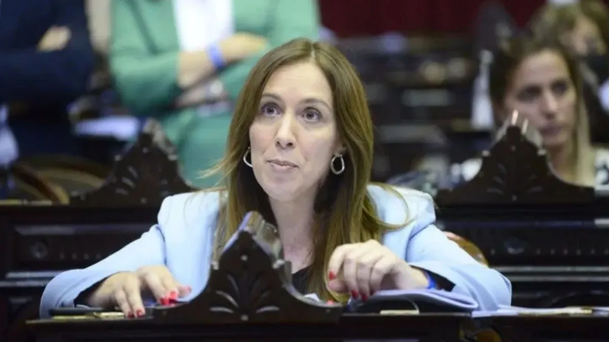 María Eugenia Vidal en la Cámara de Diputados.