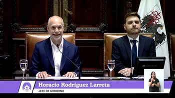 El jefe de Gobiernoporteño, Horacio Rodríguez Larreta, al inaugurar las sesiones ordinarias de la Legisltura porteña por última vez. El jefe de Gobiernoporteño, Horacio Rodríguez Larreta, al inaugurar las sesiones ordinarias de la Legisltura porteña por última vez.