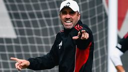 Coudet confirmó el 11 titular de River vs Carabobo pensando en Boca. FOTO: RIVER. Coudet confirmó el 11 titular de River vs Carabobo pensando en Boca. FOTO: RIVER.