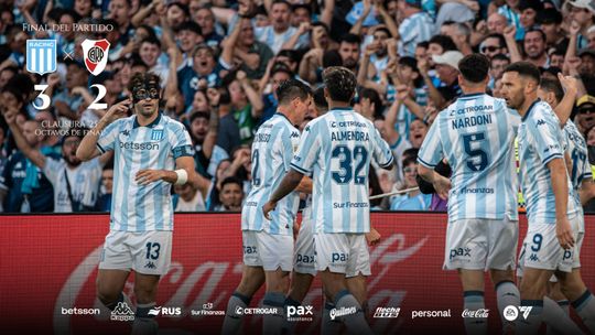 Festejos de Racing Club. Festejos de Racing Club.