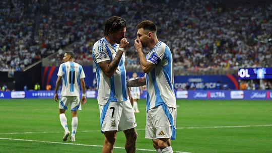 Rodrigo De Paul y Lionel Messi, compinches