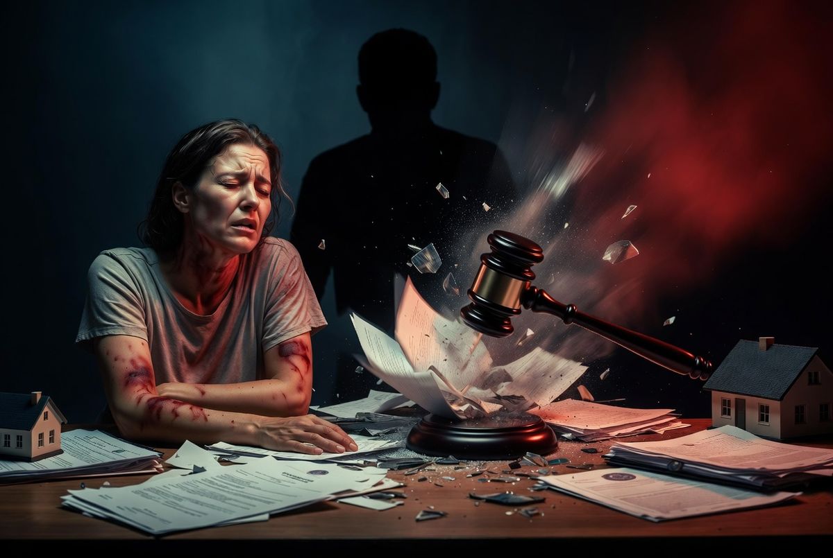 La sentencia judicial reconstruyó una serie de amenazas, agresiones físicas y presiones vinculadas a una vivienda. Pruebas, testimonios y pericias permitieron acreditar violencia de género y responsabilidad penal. Foto: Grok La sentencia judicial reconstruyó una serie de amenazas, agresiones físicas y presiones vinculadas a una vivienda. Pruebas, testimonios y pericias permitieron acreditar violencia de género y responsabilidad penal. Foto: Grok