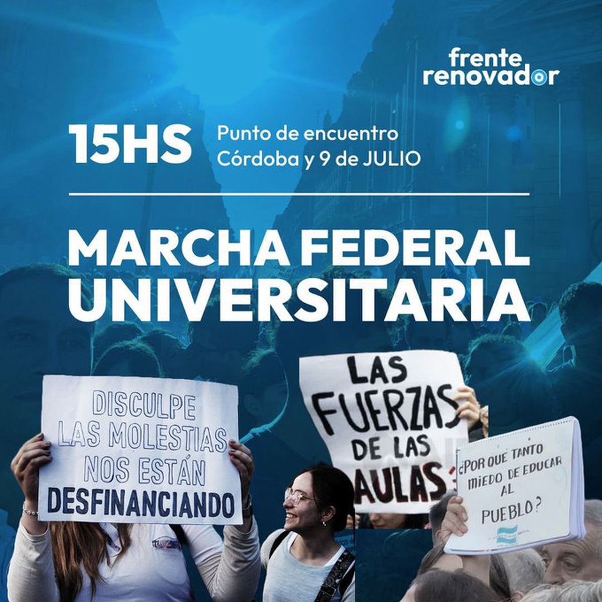 Estudiantes, docentes, partidos políticos y la CGT llaman a la marcha universitaria Estudiantes, docentes, partidos políticos y la CGT llaman a la marcha universitaria