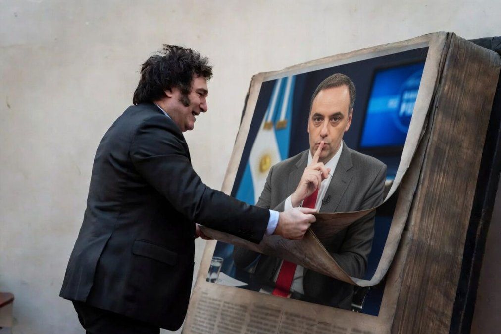 Javier Milei y Manuel Adorni Javier Milei y Manuel Adorni