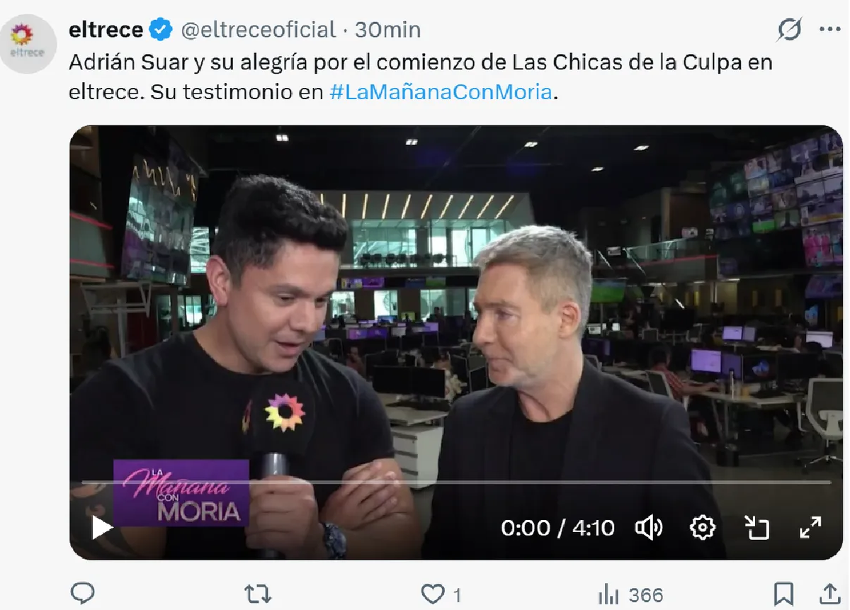 Adrián Suar apuesta por La chicas de la culpa en la pantalla de El Trece. Adrián Suar apuesta por La chicas de la culpa en la pantalla de El Trece.