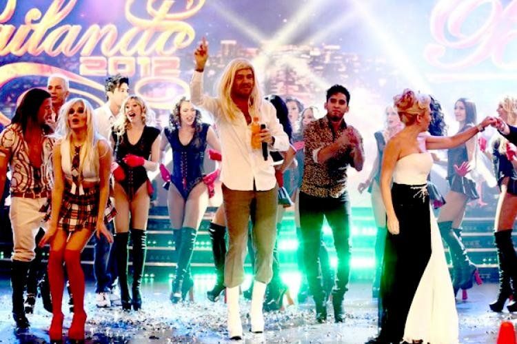 Marcelo Tinelli en su Bailando del martes 03/07/2012.