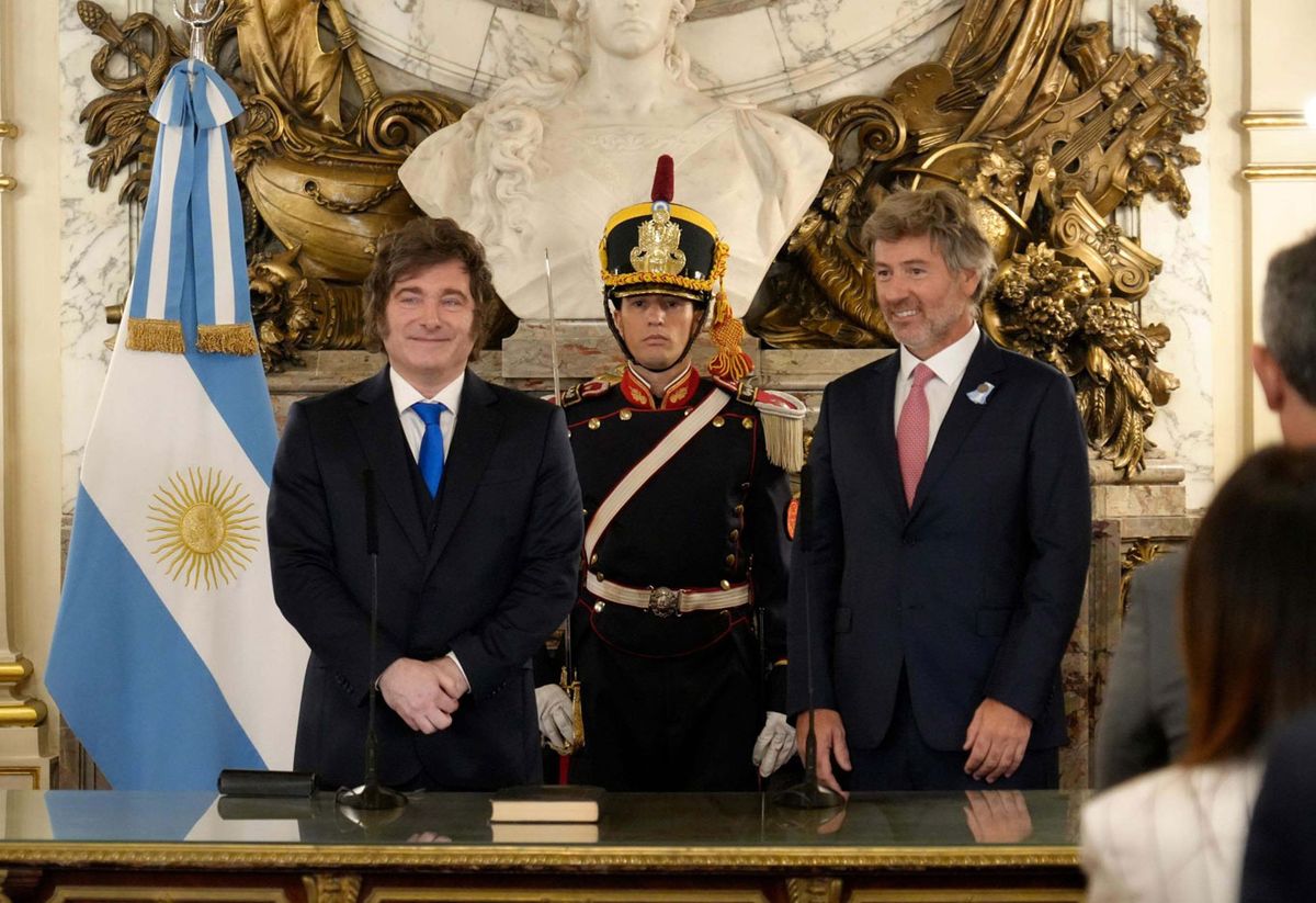 NOTICIAS ARGENTINAS BAIRES MARZO 5: Juró Juan Bautista Mahiques como nuevo Ministro de Justicia NOTICIAS ARGENTINAS BAIRES MARZO 5: Juró Juan Bautista Mahiques como nuevo Ministro de Justicia
