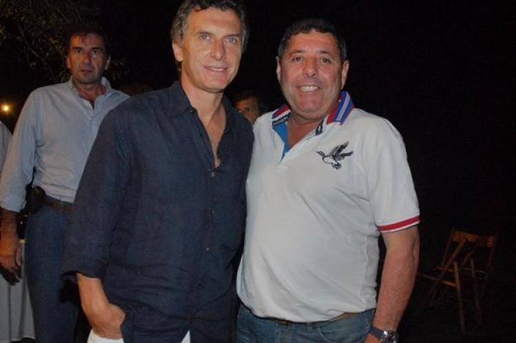 Mauricio Macri y Alfredo De Ángeli.