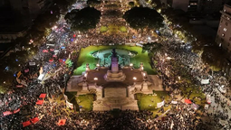 Ni una menos frente al Congreso Nacional