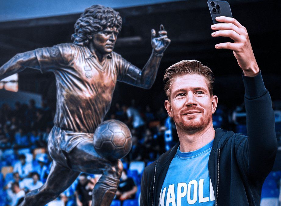 Kevin De Bruyne llegó a Nápoli y no lo haría solo.