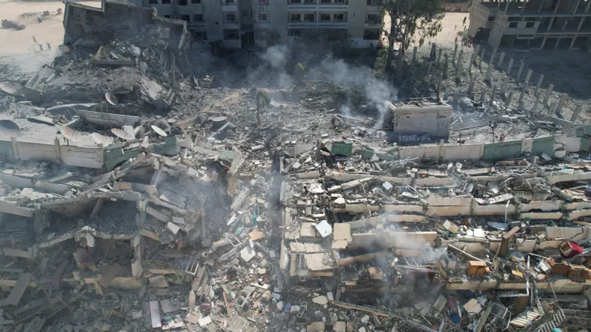 El último ataque aéreo israelí mató a 9 personas, incluidos 7 niños en Gaza. El último ataque aéreo israelí mató a 9 personas, incluidos 7 niños en Gaza.