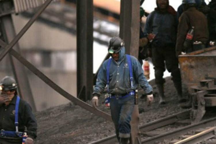 Mina de carbón en Coahuila, México