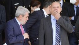 Sergio Berni y Aníbal Fernández, en veredas políticas opuestas.