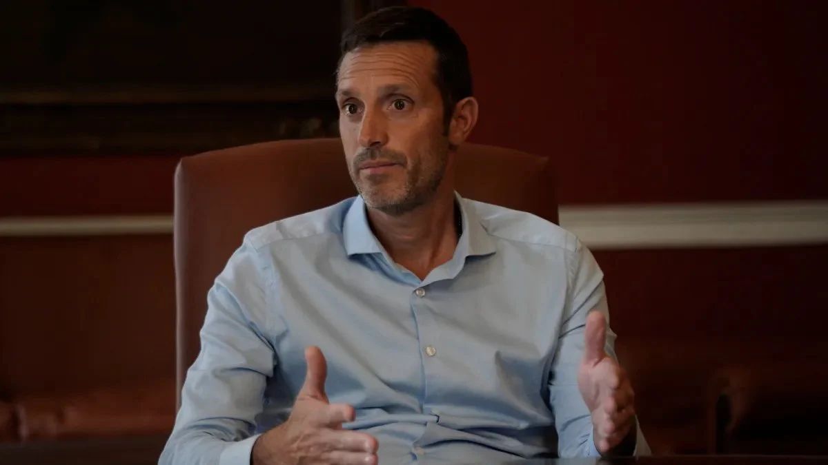 Pablo Corsalini, presidente de Pérez. Pablo Corsalini, presidente de Pérez.