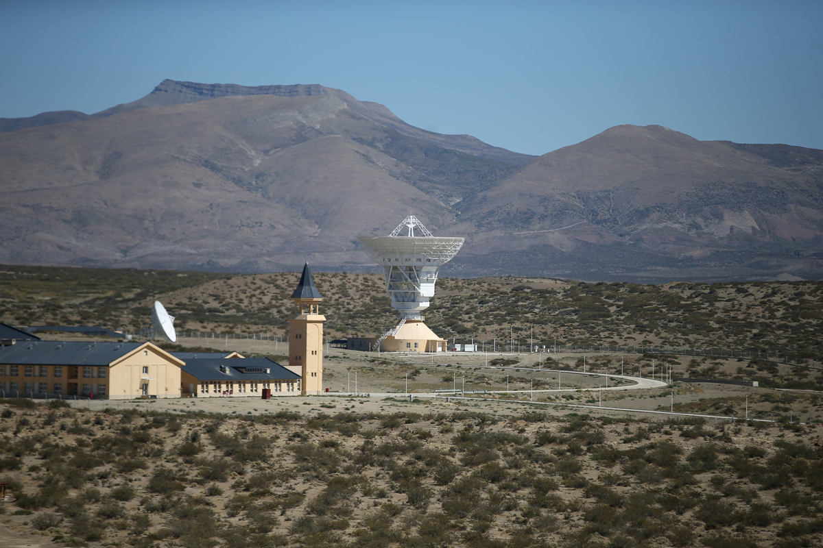 Imagen de la estación espacial china en Neuquén, a la que apuntaron funcionarios de Estados Unidos. Imagen de la estación espacial china en Neuquén, a la que apuntaron funcionarios de Estados Unidos.