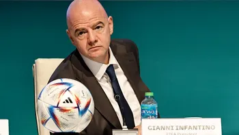 Gianni Infantino, presidente de la FIFA. Gianni Infantino, presidente de la FIFA.