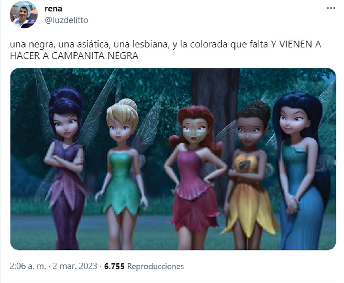 La nueva Campanita es negra y la intención de Disney queda más clara que  nunca