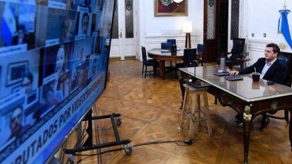 Congreso online: El oficialismo logró avanzar en un protocolo de sesión virtual