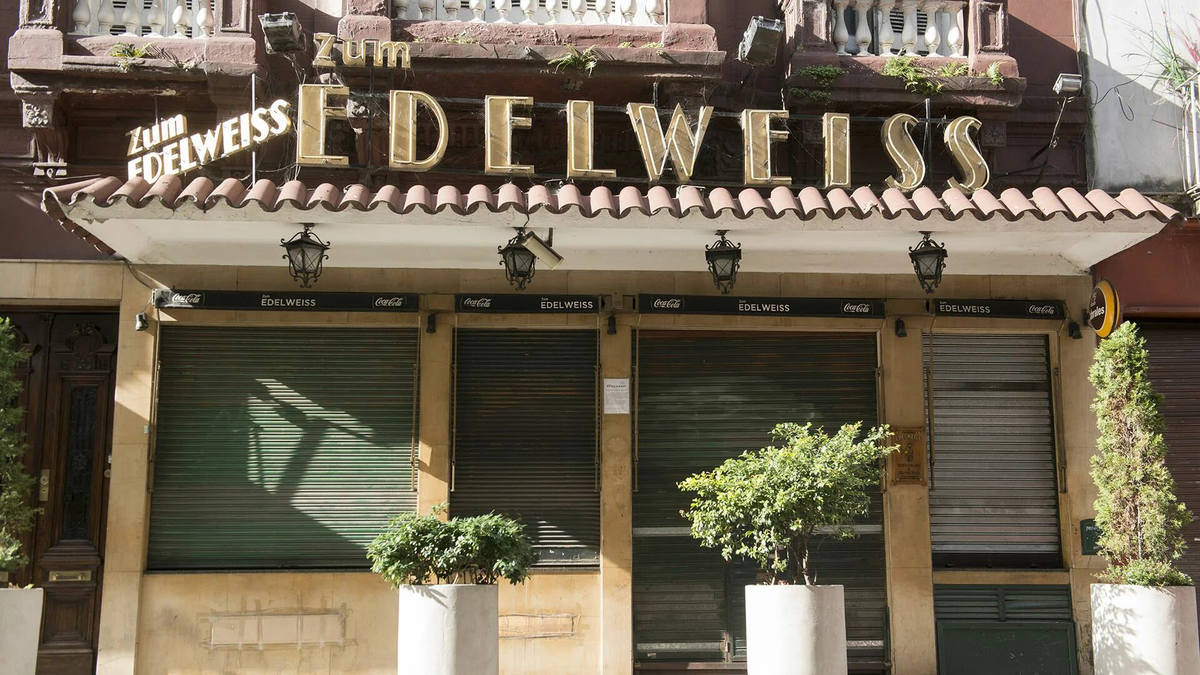 Zum Edelweiss, un lindo bodegón de Buenos Aires. (Foto: Infobae). Zum Edelweiss, un lindo bodegón de Buenos Aires. (Foto: Infobae).