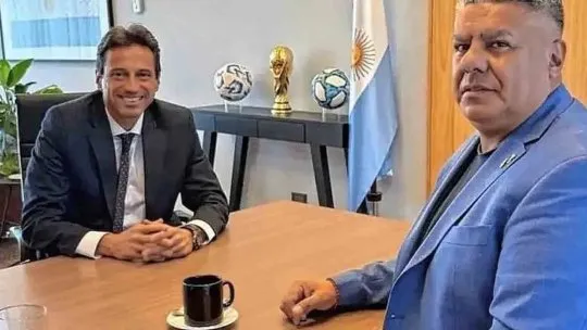 San Lorenzo, Chiqui Tapia y Marcelo Moretti San Lorenzo, Chiqui Tapia y Marcelo Moretti