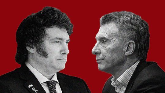 javier Milei y Mauricio Macri.  javier Milei y Mauricio Macri.