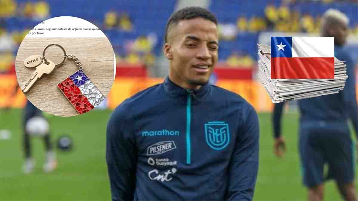 Byron Castillo, defensor de Ecuador, se burló en sus cuentas de redes sociales de Chile tras empatar 0-0 por las Eliminatorias para el Mundial 2026. Byron Castillo, defensor de Ecuador, se burló en sus cuentas de redes sociales de Chile tras empatar 0-0 por las Eliminatorias para el Mundial 2026.