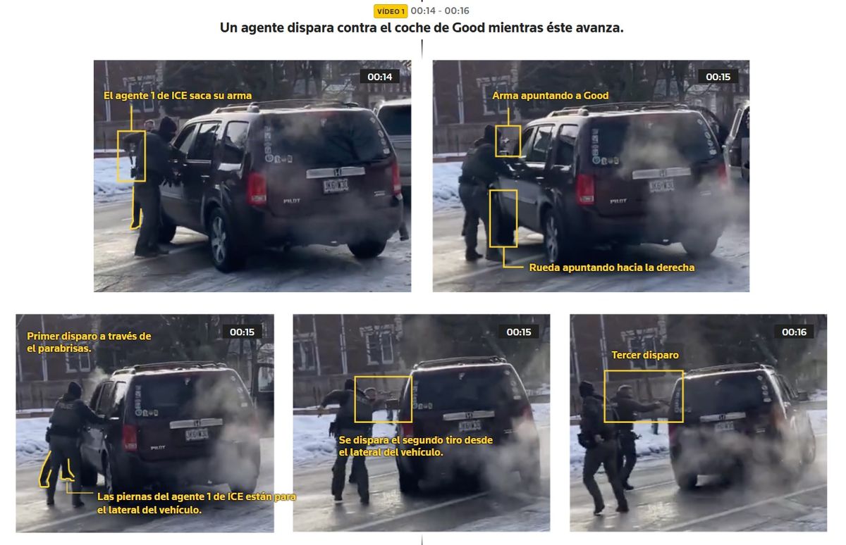 Fragmento de la reconstrucción de Reuters. Fragmento de la reconstrucción de Reuters.