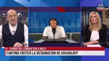 Alejandro Fantino criticó la desginación de Santiago Kovadloff y Alfredo Leuco y Viviana Canosa estallaron. Alejandro Fantino criticó la desginación de Santiago Kovadloff y Alfredo Leuco y Viviana Canosa estallaron.