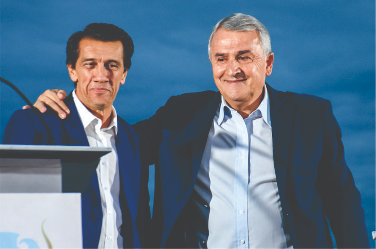 Gobernador Carlos Sadir y ex gobernador Gerardo Morales Gobernador Carlos Sadir y ex gobernador Gerardo Morales