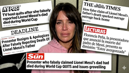 El mundo entero habla del bochorno de Florencia Peña después de la fake news sobre la muerte del padre de Lionel Messi, que derivó en su renuncia de Luzu TV. Foto: Urgente24/Gemini El mundo entero habla del bochorno de Florencia Peña después de la fake news sobre la muerte del padre de Lionel Messi, que derivó en su renuncia de Luzu TV. Foto: Urgente24/Gemini