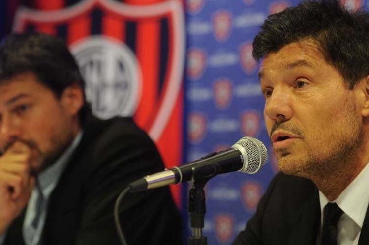Tinelli dejó San Lorenzo por Twitter