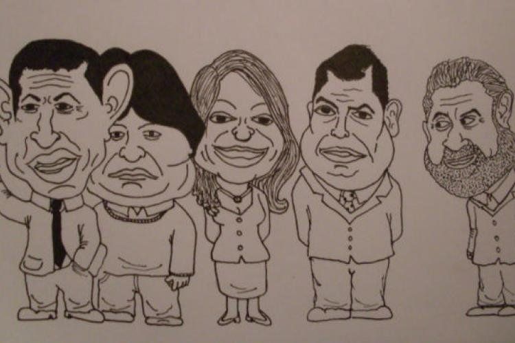 Caricaturas: Algunos presidentes latinoamericanos