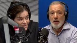 Pablo Duggan y Ana Maccaroni cara a cara en Radio 10.Foto: Exitoina - Perfil