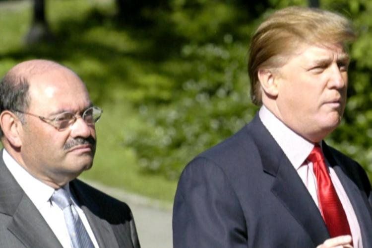 Donald Trump y Allen Weisselberg.