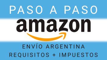 Amazon listo para enviar a la Argentina. 