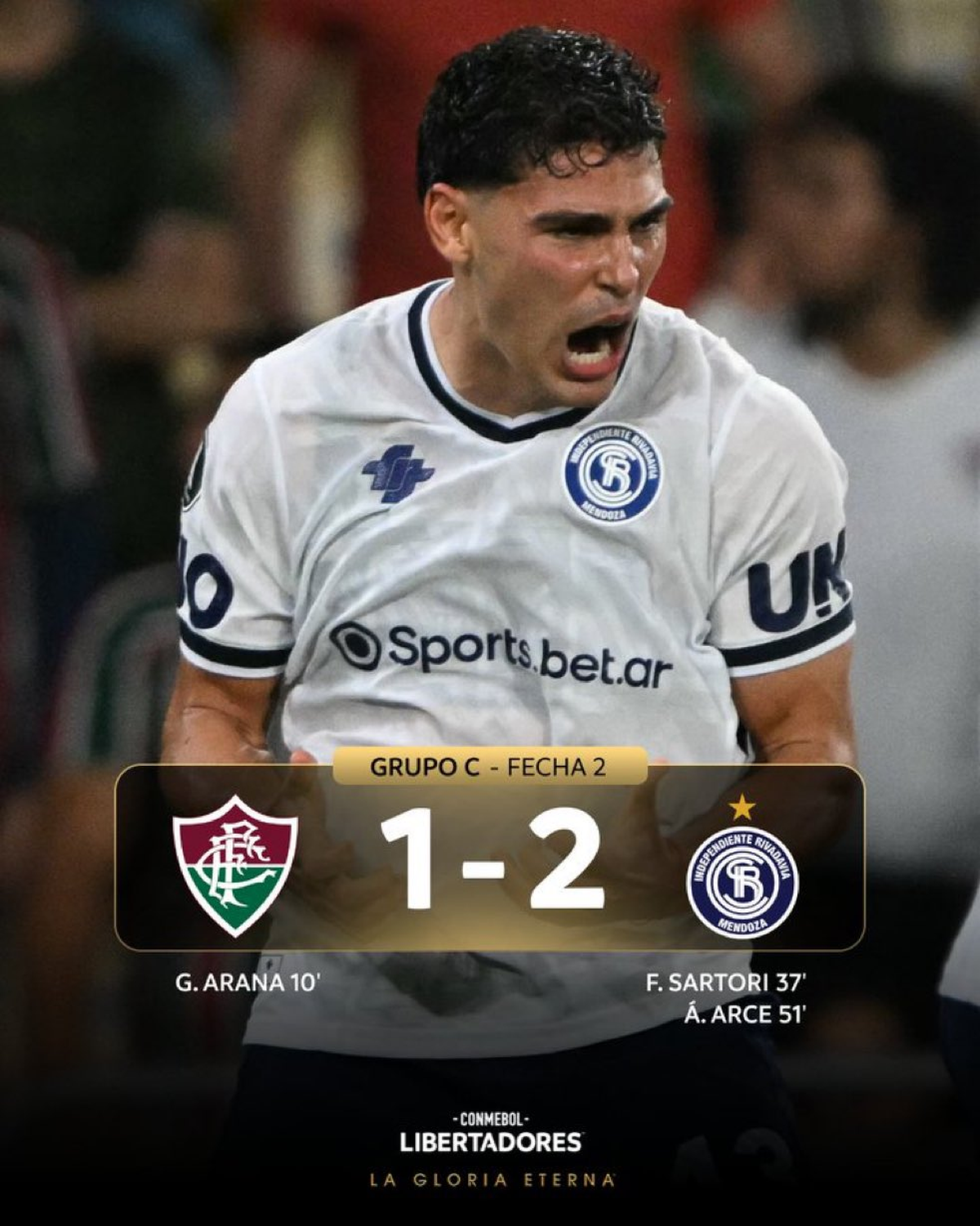 Independiente Rivadavia hace historia al vencer al Fluminense en el Maracaná. Independiente Rivadavia hace historia al vencer al Fluminense en el Maracaná.