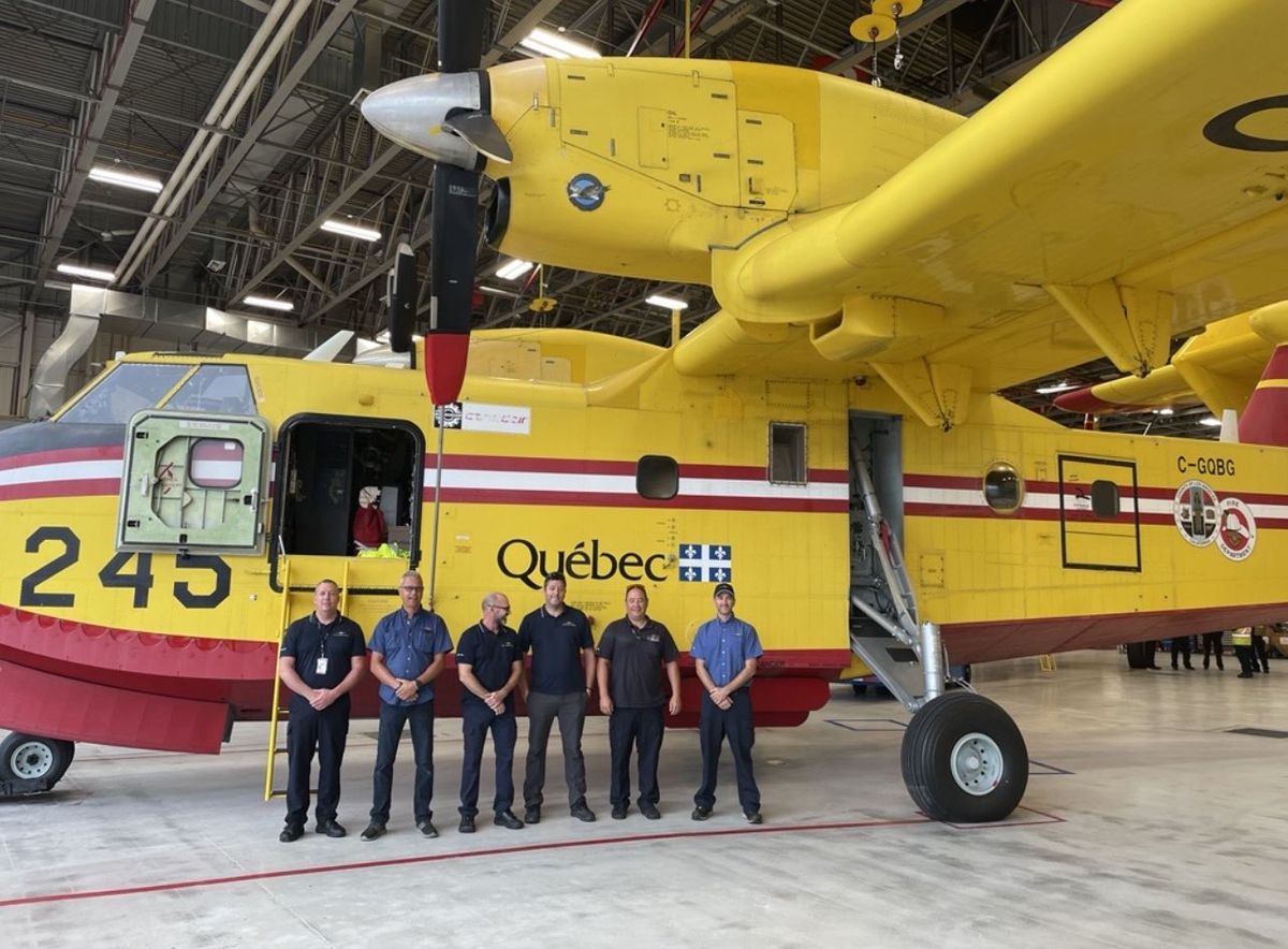 Loa Angeles: 2 aviones CL-415 adicionales aporta Quebec (Canadá).