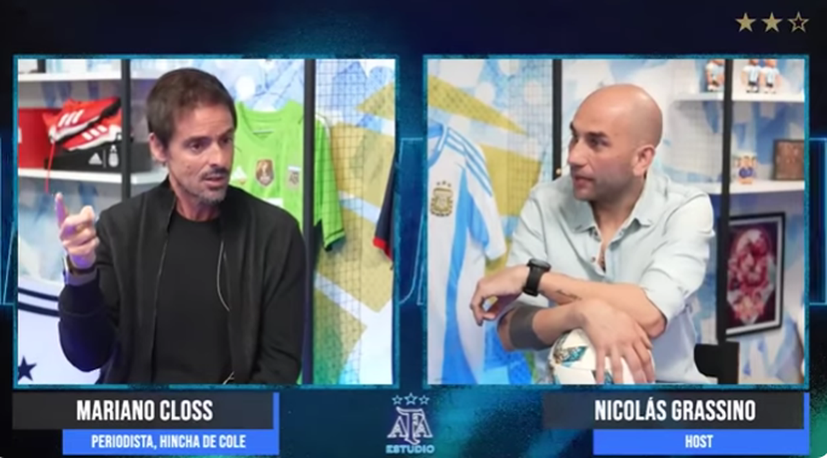 Mariano Closs, en AFA Estudio Mariano Closs, en AFA Estudio