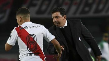 Marcelo Gallardo tiene un cariño especial por Juanfer Quintero Marcelo Gallardo tiene un cariño especial por Juanfer Quintero