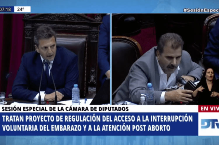 Ritondo y su cruce con Massa