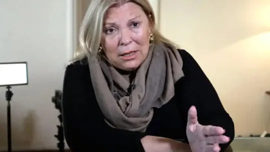 El explosivo mensaje de Elisa Carrió en medio de la interna familiar de Lanata. (Foto: Télam)