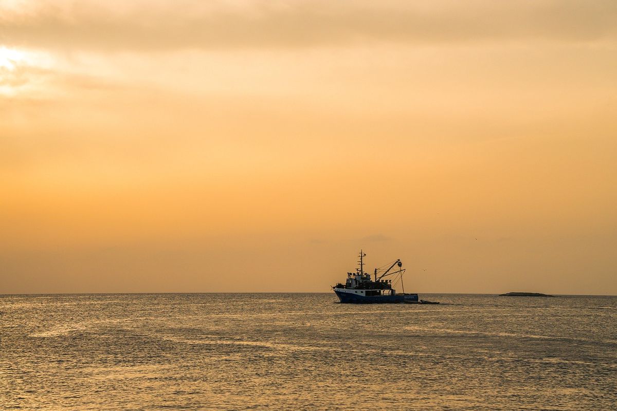Barco pesquero en el Atlántico. España, gran potencia pesquera, importa buena parte del pescado que consume en un mercado golpeado por el alza del combustible y la tensión internacional. Barco pesquero en el Atlántico. España, gran potencia pesquera, importa buena parte del pescado que consume en un mercado golpeado por el alza del combustible y la tensión internacional.