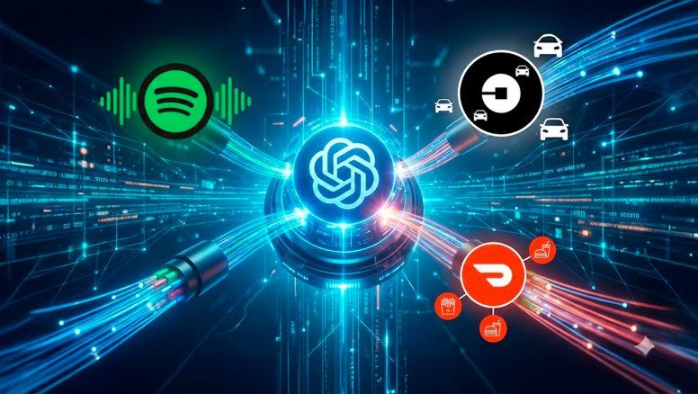 Las nuevas funciones de ChatGPT: Cómo conectar Spotify, Uber y DoorDash directo al chat