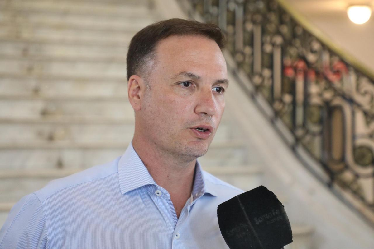 El ministro de Obras Públicas de Santa Fe, Lisandro Enrico, marcó diferencias. El ministro de Obras Públicas de Santa Fe, Lisandro Enrico, marcó diferencias. 
