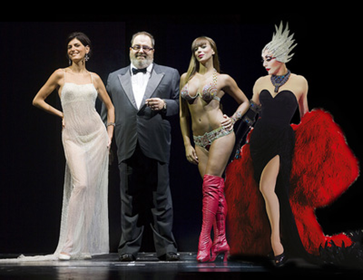 El debut teatral de Lanata en 2008. Foto: Teatro Maipo